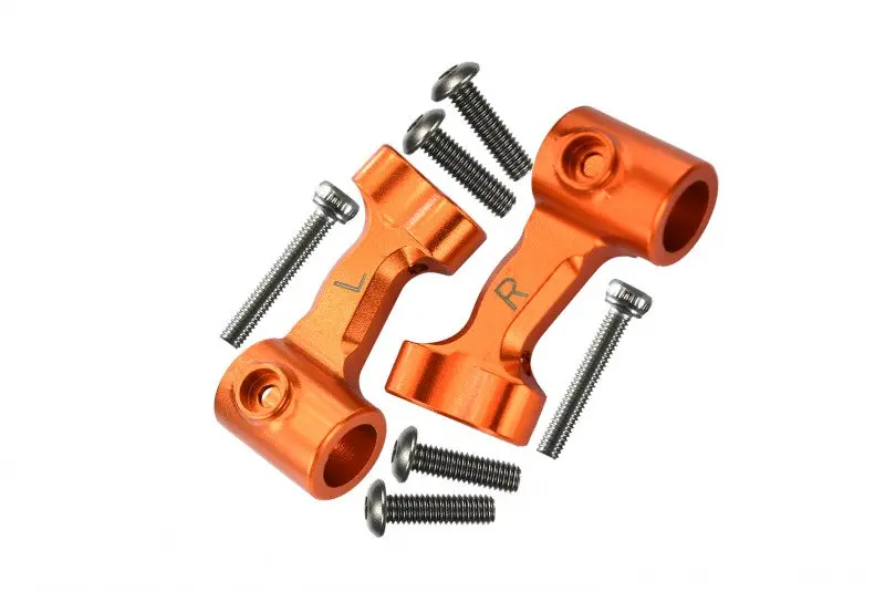 Arrma Talion / Limitless / Kraton Aluminum Rear Body Post Mount - 2Pc Set Orange 1