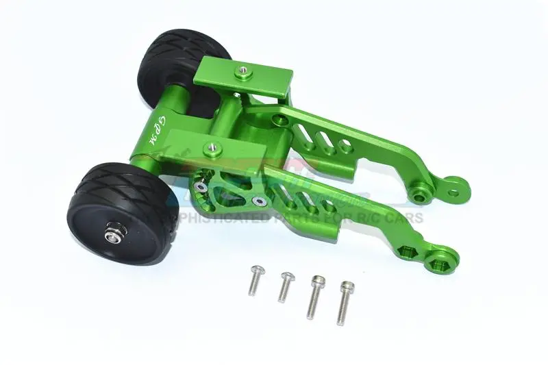 Arrma Talion / Typhon Aluminum Rear Adjustable Wheelie - 1 Set Green 1