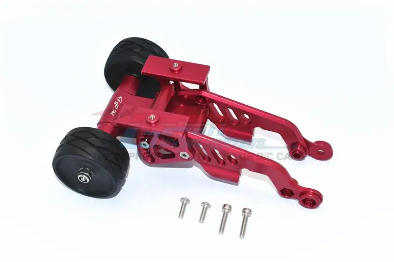 Arrma Talion / Typhon Aluminum Rear Adjustable Wheelie - 1 Set Red 1