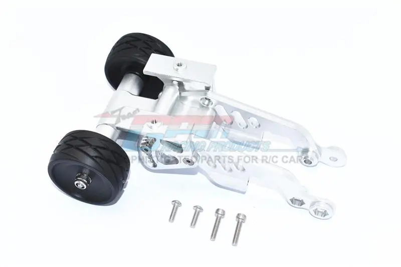 Arrma Talion / Typhon Aluminum Rear Adjustable Wheelie - 1 Set Silver 1