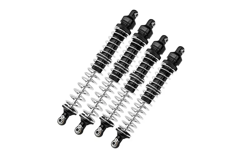 Axial 1/10 Rbx10 Ryft 4Wd Rock Bouncer Aluminum Upgrade Combo Set C (Front + Rear Spring Dampers) - Black 1