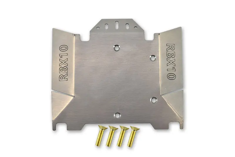 Axial 1/10 Rbx10 Ryft 4Wd Rock Bouncer Axi03005 Stainless Steel Chassis Protection Plate - 5Pc Set 1