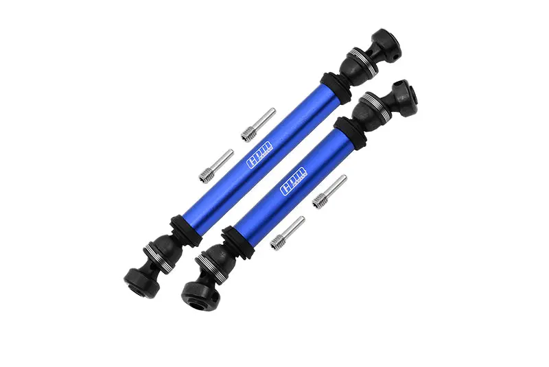 Axial 1/10 Rbx10 Ryft 4Wd Rock Bouncer Steel + Aluminium Front + Rear Cvd Drive Shaft - 6Pc Set Blue 1