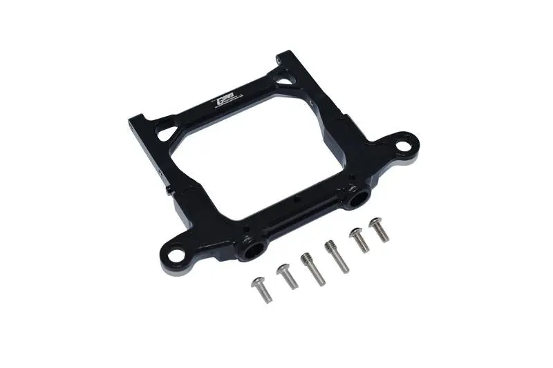 Axial 1/10 Scx10 Iii Jt Gladiator (Axi03006) Aluminium Rear Bumper Mount - 1Pc Set Black 1