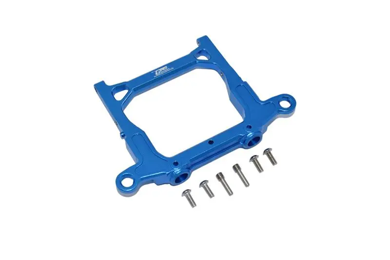 Axial 1/10 Scx10 Iii Jt Gladiator (Axi03006) Aluminium Rear Bumper Mount - 1Pc Set Blue 1
