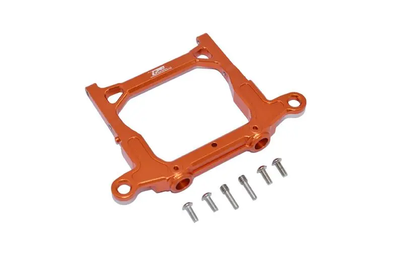 Axial 1/10 Scx10 Iii Jt Gladiator (Axi03006) Aluminium Rear Bumper Mount - 1Pc Set Orange 1