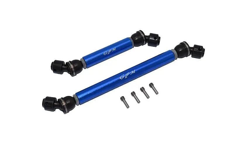 Axial 1/10 Scx10 Iii Jt Gladiator (Axi03006) Steel + Aluminium Front + Rear Cvd Drive Shaft - 2Pc Set Blue 1