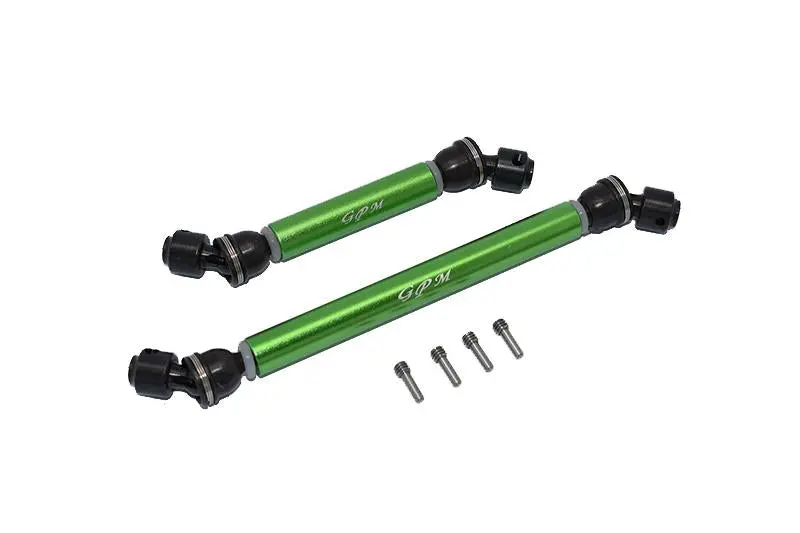 Axial 1/10 Scx10 Iii Jt Gladiator (Axi03006) Steel + Aluminium Front + Rear Cvd Drive Shaft - 2Pc Set Green 1