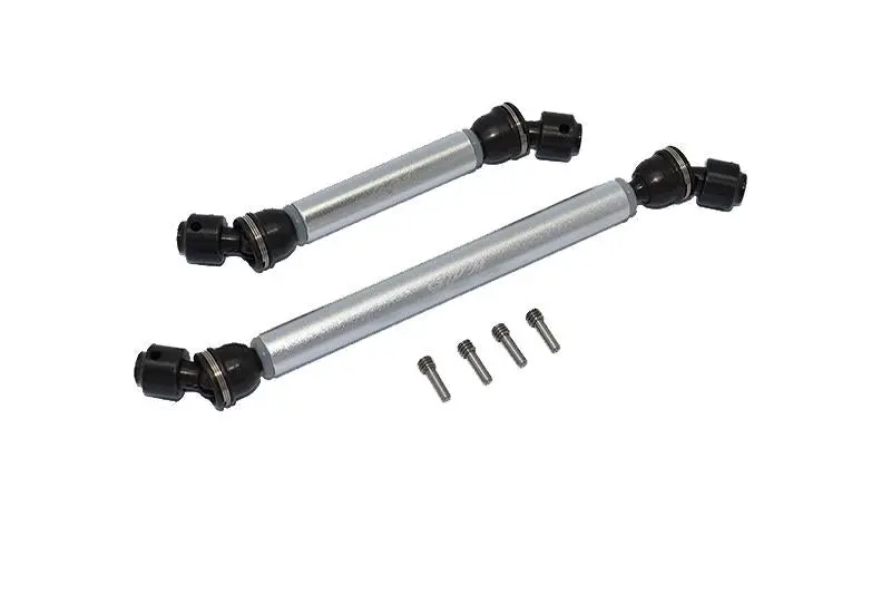 Axial 1/10 Scx10 Iii Jt Gladiator (Axi03006) Steel + Aluminium Front + Rear Cvd Drive Shaft - 2Pc Set Silver 1