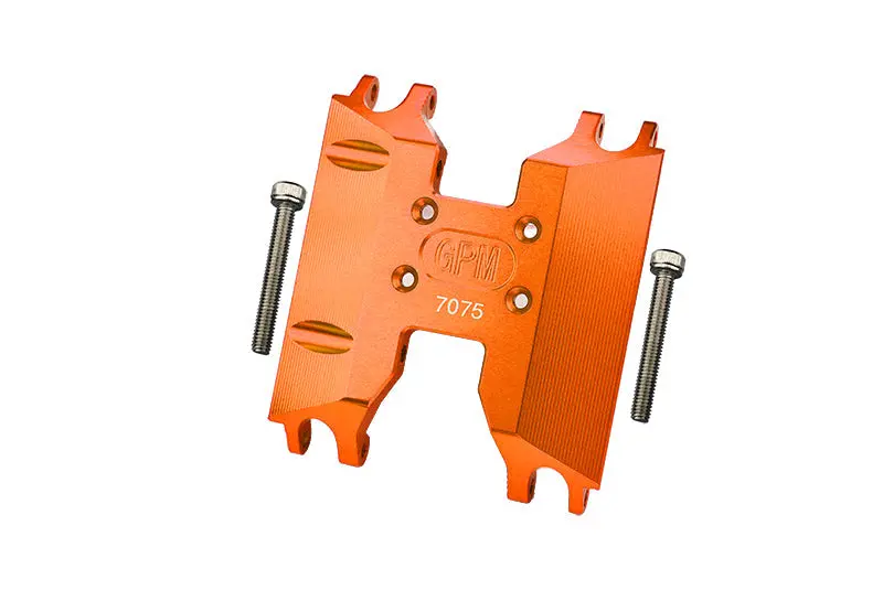 Axial 1/18 Utb18 Capra 4Wd Unlimited Trail Buggy Axi01002 Aluminum 7075-T6 Chassis Skid Plate - Orange 1