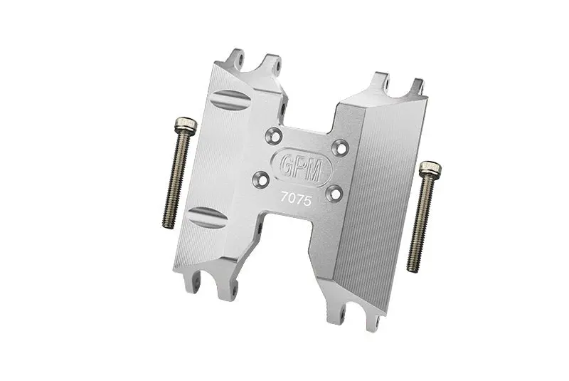Axial 1/18 Utb18 Capra 4Wd Unlimited Trail Buggy Axi01002 Aluminum 7075-T6 Chassis Skid Plate - Silver 1