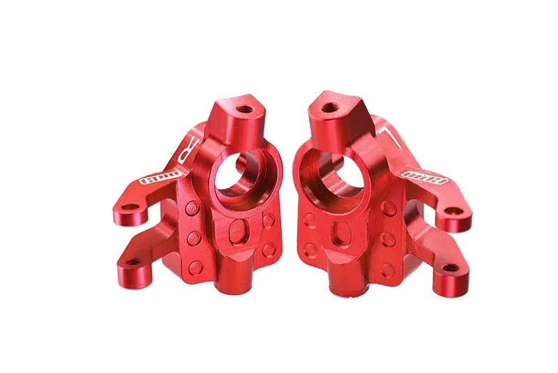 Axial 1/18 Utb18 Capra 4Wd Unlimited Trail Buggy Axi01002 Aluminum 7075-T6 Front Knuckle Arm Set - Red 1