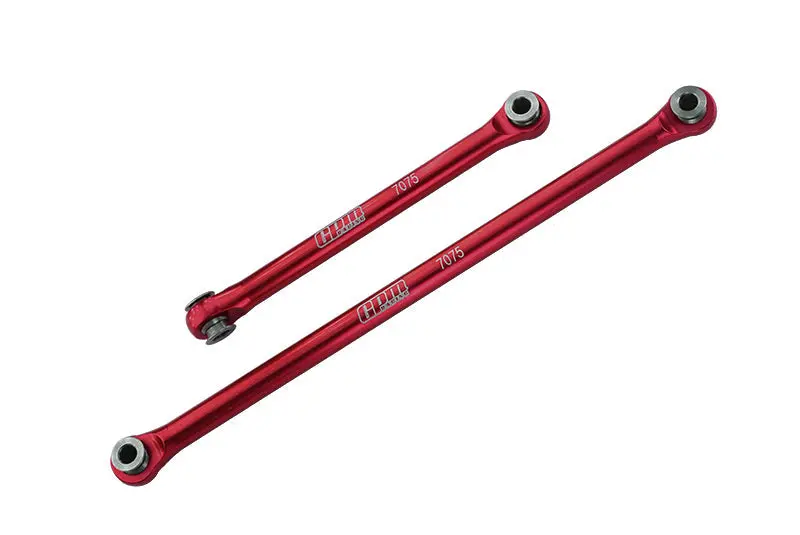 Axial 1/18 Utb18 Capra 4Wd Unlimited Trail Buggy Axi01002 Aluminum 7075-T6 Front Steering Link Rods - Red 1
