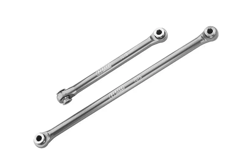 Axial 1/18 Utb18 Capra 4Wd Unlimited Trail Buggy Axi01002 Aluminum 7075-T6 Front Steering Link Rods - Silver 1