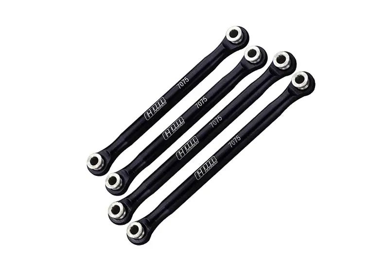 Axial 1/18 Utb18 Capra 4Wd Unlimited Trail Buggy Axi01002 Aluminum 7075-T6 Front Upper & Rear Upper Links Tie Rods - Black 1