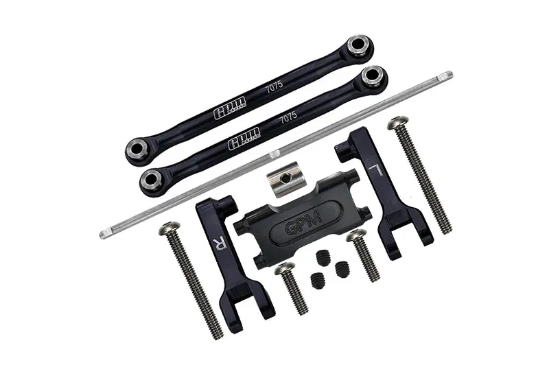 Axial 1/18 Utb18 Capra 4Wd Unlimited Trail Buggy Axi01002 Aluminum 7075-T6 Rear Stabilizer Bar - Black 1