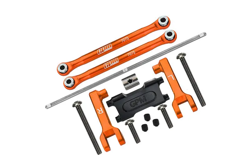 Axial 1/18 Utb18 Capra 4Wd Unlimited Trail Buggy Axi01002 Aluminum 7075-T6 Rear Stabilizer Bar - Orange 1