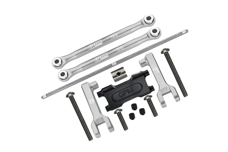 Axial 1/18 Utb18 Capra 4Wd Unlimited Trail Buggy Axi01002 Aluminum 7075-T6 Rear Stabilizer Bar - Silver 1