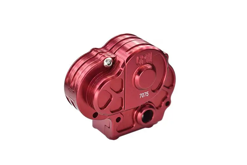 Axial 1/18 Utb18 Capra 4Wd Unlimited Trail Buggy Axi01002 Aluminum 7075-T6 Transmission Housing Set - Red 1