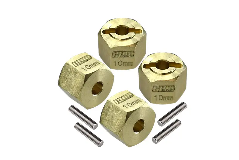 Axial 1/18 Utb18 Capra 4Wd Unlimited Trail Buggy Axi01002 Brass Hex Adapters 12X10mm 1
