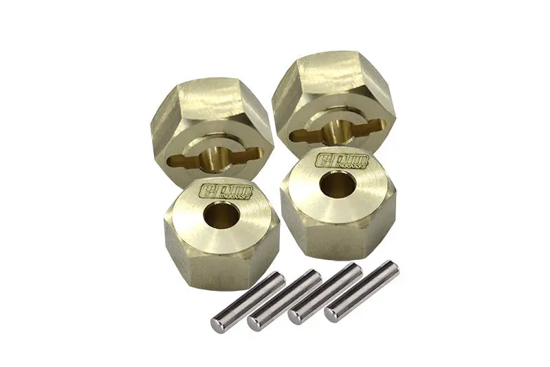 Axial 1/18 Utb18 Capra 4Wd Unlimited Trail Buggy Axi01002 Brass Hex Adapters 12X7.5Mm 1