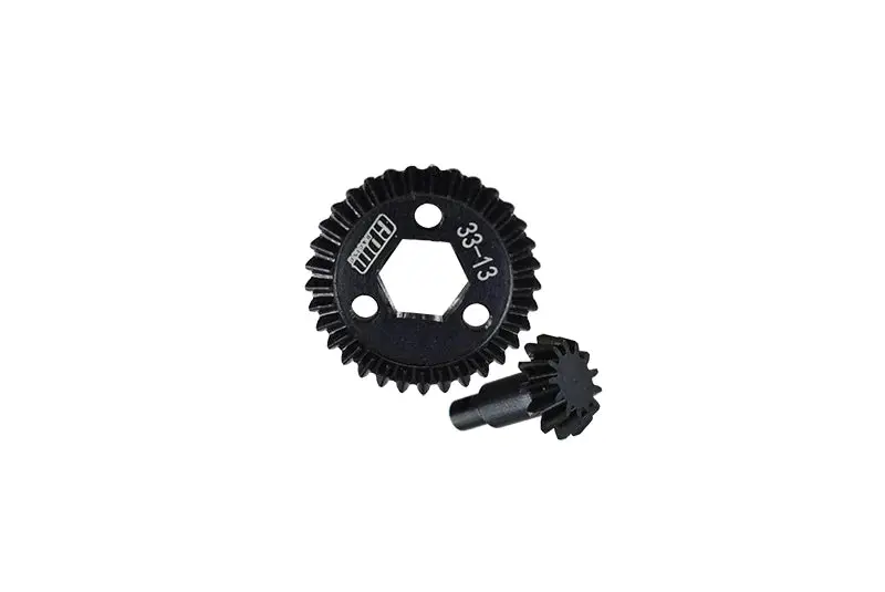 Axial 1/18 Utb18 Capra 4Wd Unlimited Trail Buggy Axi01002 Medium Carbon Steel Bevel Gear Set 33T/13T - Black 1
