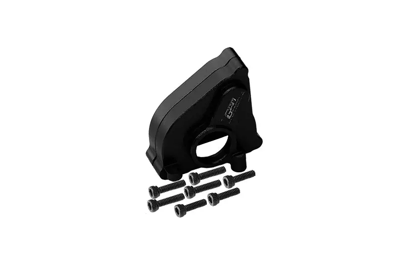 Axial 1/24 Scx24 4Wd Deadbolt / Jeep Wrangler Aluminum Center Gearbox - 2Pc Set Black 1