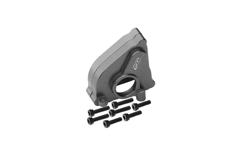 Axial 1/24 Scx24 4Wd Deadbolt / Jeep Wrangler Aluminum Center Gearbox - 2Pc Set Gray Silver 1