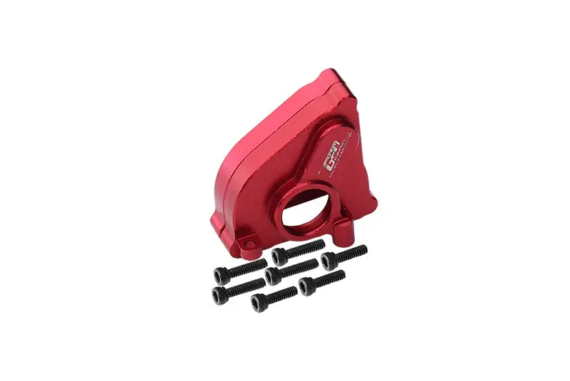 Axial 1/24 Scx24 4Wd Deadbolt / Jeep Wrangler Aluminum Center Gearbox - 2Pc Set Red 1