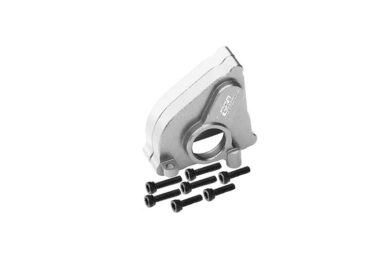 Axial 1/24 Scx24 4Wd Deadbolt / Jeep Wrangler Aluminum Center Gearbox - 2Pc Set Silver 1