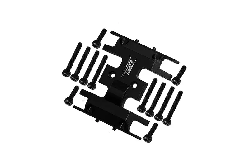 Axial 1/24 Scx24 4Wd Deadbolt / Jeep Wrangler Aluminum Lower Gear Cover - 1Pc Set Black 1