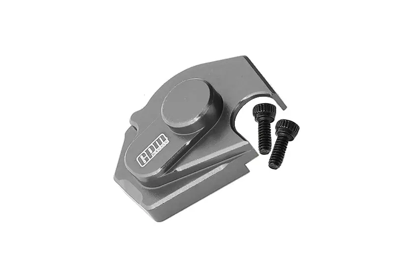 Axial 1/24 Scx24 4Wd Deadbolt / Jeep Wrangler Aluminum Main Gear Cover - 1Pc Set Gray Silver 1