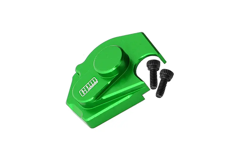 Axial 1/24 Scx24 4Wd Deadbolt / Jeep Wrangler Aluminum Main Gear Cover - 1Pc Set Green 1
