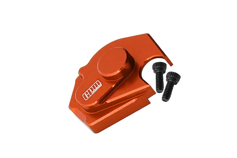 Axial 1/24 Scx24 4Wd Deadbolt / Jeep Wrangler Aluminum Main Gear Cover - 1Pc Set Orange 1