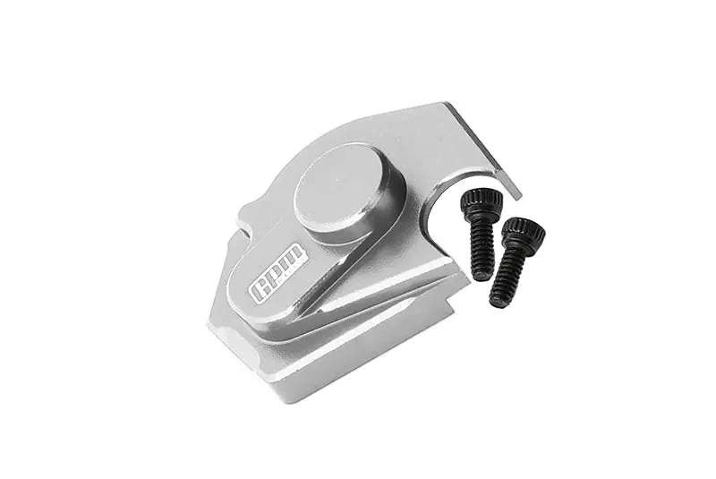 Axial 1/24 Scx24 4Wd Deadbolt / Jeep Wrangler Aluminum Main Gear Cover - 1Pc Set Silver 1
