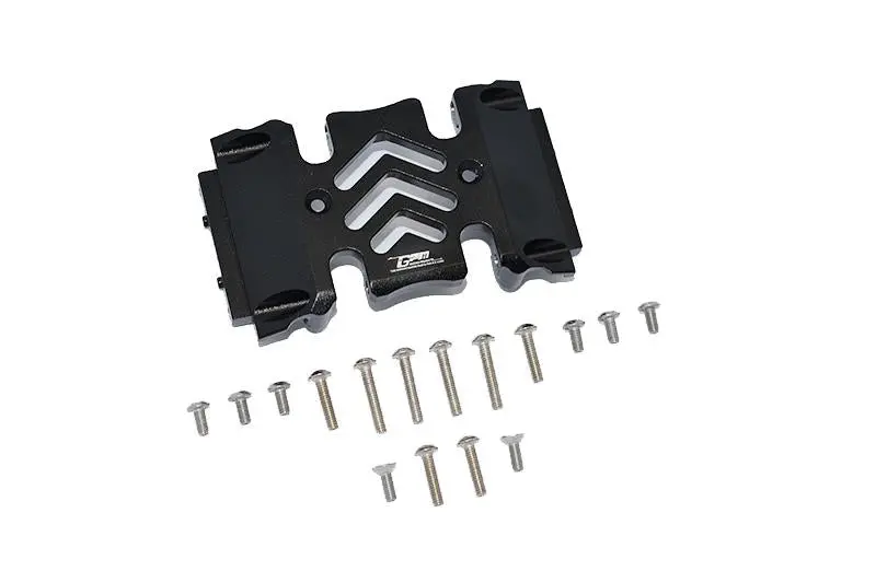 Axial 1:10 Scx10 Iii Wrangler Axi03007 / Gladiator Axi03006 Aluminum Center Gear Box Case - 1Pc Set Black 1