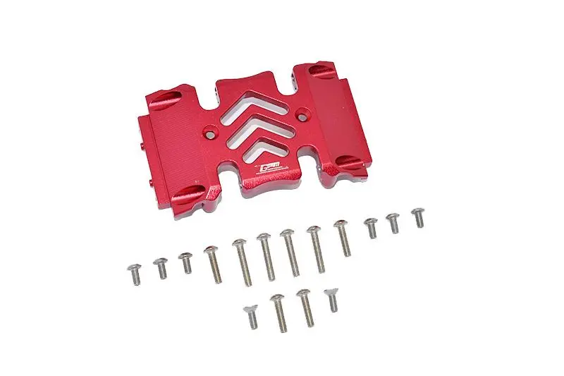 Axial 1:10 Scx10 Iii Wrangler Axi03007 / Gladiator Axi03006 Aluminum Center Gear Box Case - 1Pc Set Red 1