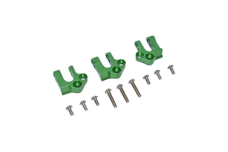 Axial 1:10 Scx10 Iii Wrangler Axi03007 / Gladiator Axi03006 Aluminum Center Gear Box Case Mount - 12Pc Set Green 1