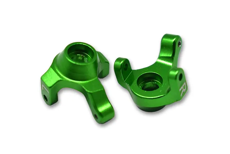 Axial 1:24 Scx24 Deadbolt Axi90081 Aluminum Front Knuckle Arm - 2Pc Set Green 1