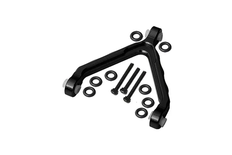 Axial 1:24 Scx24 Deadbolt Axi90081 Aluminum Front Upper Link Mount - 1 Set Black 1