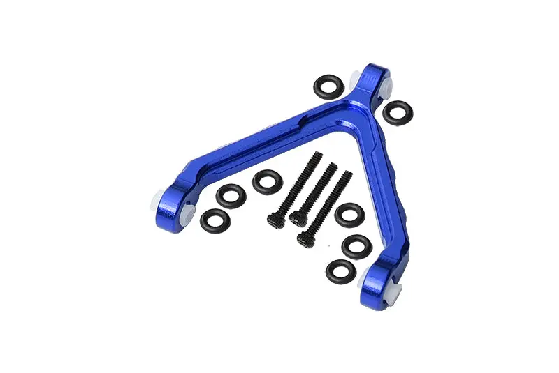 Axial 1:24 Scx24 Deadbolt Axi90081 Aluminum Front Upper Link Mount - 1 Set Blue 1