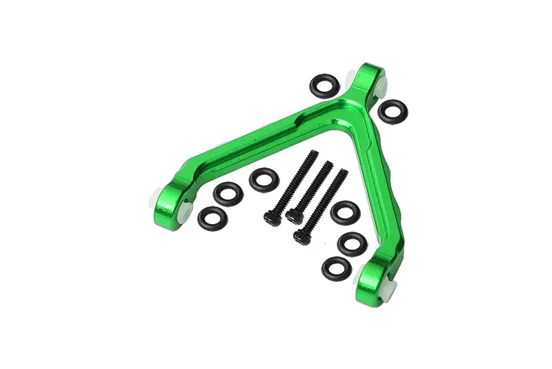 Axial 1:24 Scx24 Deadbolt Axi90081 Aluminum Front Upper Link Mount - 1 Set Green 1