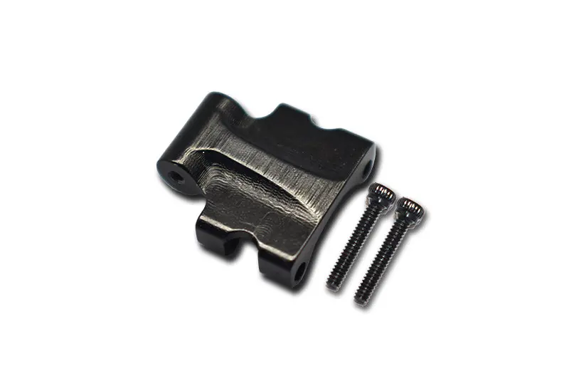 Axial 1:24 Scx24 Deadbolt Axi90081 Aluminum Rear Upper Tie Rod Connector - 3Pc Set Black 1