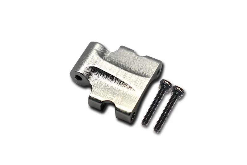 Axial 1:24 Scx24 Deadbolt Axi90081 Aluminum Rear Upper Tie Rod Connector - 3Pc Set Silver 1