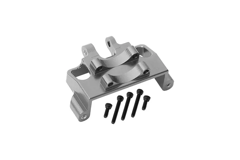 Axial 1:24 Scx24 Deadbolt Axi90081 Aluminum Servo Mount - 6Pc Set Gray Silver 1