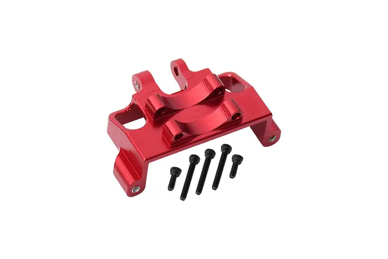 Axial 1:24 Scx24 Deadbolt Axi90081 Aluminum Servo Mount - 6Pc Set Red 1