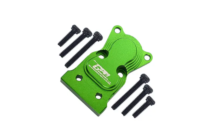 Axial 1:24 Scx24 Deadbolt Axi90081 / Jeep Wrangler Axi00002 Aluminum Front Or Rear Gearbox Cover - 1Pc Set Green 1
