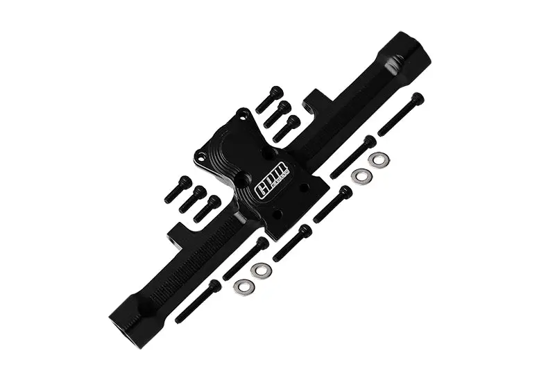 Axial 1:24 Scx24 Deadbolt Axi90081 / Jeep Wrangler Axi00002 Aluminum Rear Gear Box - 1 Set Black 1