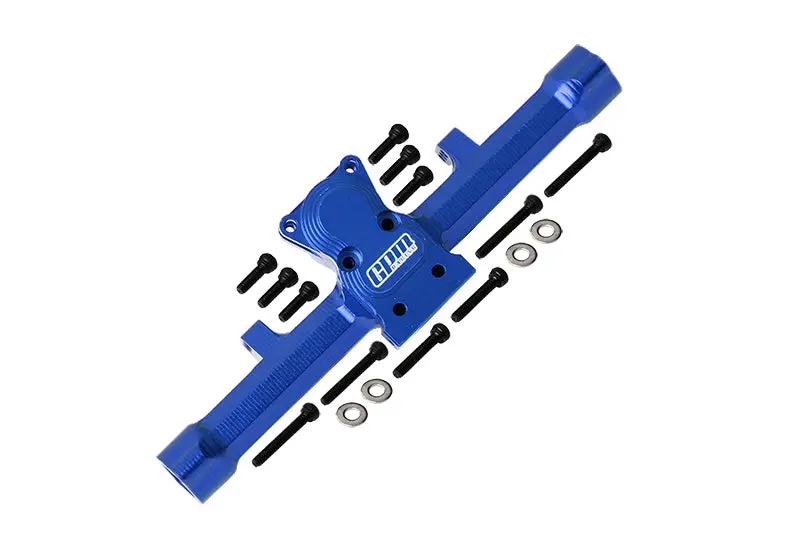 Axial 1:24 Scx24 Deadbolt Axi90081 / Jeep Wrangler Axi00002 Aluminum Rear Gear Box - 1 Set Blue 1