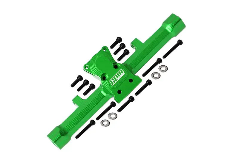 Axial 1:24 Scx24 Deadbolt Axi90081 / Jeep Wrangler Axi00002 Aluminum Rear Gear Box - 1 Set Green 1